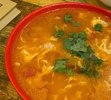 Tomato Dumpling Soup