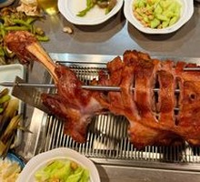 Charcoal-Grilled Lamb Leg