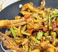 Spicy Squid Tentacles Stir-fry