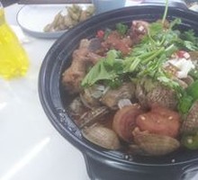 Clam Stir-Fried with Chicken