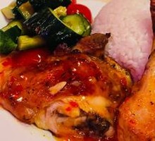 Spicy Lime Grilled Chicken Rice