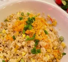 XO Seafood Fried Rice with Pork Floss