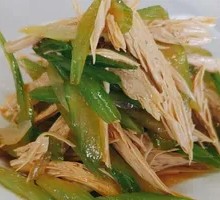Celery with Tofu Skin Salad