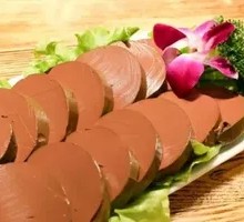 Tender Duck Blood with Lamb Tail