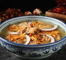 Bird's Nest Mushroom and Free-range Chicken Soup