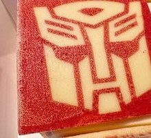 Transformers Strawberry Cake