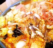 Seafood Rice Cake Hot Pot