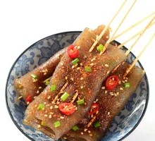 Juicy Taro Skin Skewers