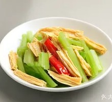 Celery with Tofu Skin