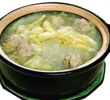 Sour Cabbage Meatball Pot