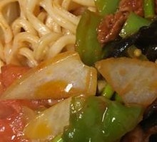 Fried Meat Noodles
