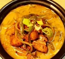 Braised Pork with Dry Green Beans