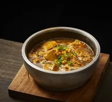 Sea Urchin Tofu in Stone Pot