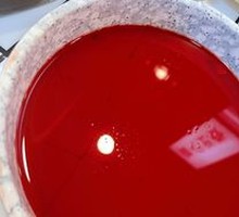 Fresh Duck Blood in Bowl