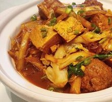 Home-style Meatballs Stewed with Tofu