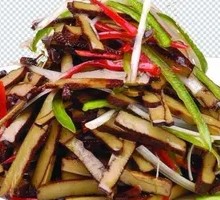 Fried Tofu with Celery and Shredded Pork Rice
