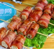 Bacon-Wrapped Shiitake Skewers