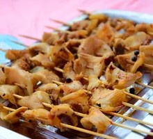 Beef Tripe Skewers