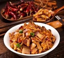 Preserved Radish with Salted Pork over Rice