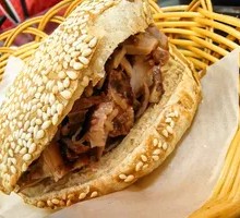 Braised Pork Belly in Flatbread