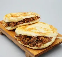 Beef-filled flatbread