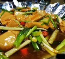 Sautéed Tofu with Green Onion
