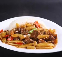 Beef and Potato Rice Bowl