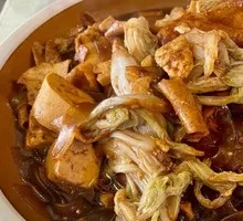 Braised cabbage with vermicelli
