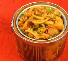 Wild Mushroom Beef Rice