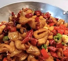 Spicy Pork Intestines Stir-fry