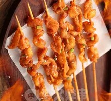 Classic Chicken Skin Skewers