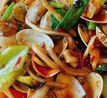 Spicy Stir-Fried Clams
