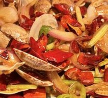 Spicy Stir-Fried Clams