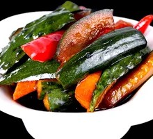 Soy-Glazed Cucumber Strips