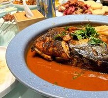 Braised Fish Head with Pancake
