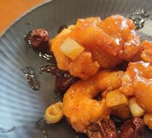 Kung Pao Mushroom Shrimp Balls