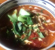 Tomato and Egg Biabia Noodles