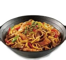 Sichuan-style Spicy Chicken Noodles in Iron Pot
