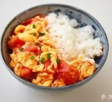 Tomato and Egg Rice Bowl