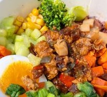Chopped Chicken with Yunnan-style Mixed Grains Rice