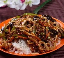 Fish-Flavored Shredded Pork Rice Bowl