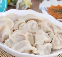 Pork and scallion dumplings