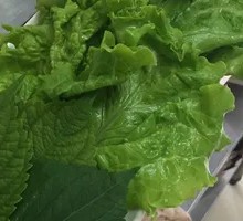 Grilled Meat with Lettuce