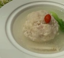 松茸炖本帮狮子头