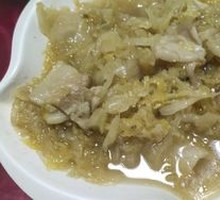 Braised Suancai with Pork Belly