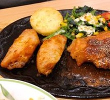 Chicken Wings with Black Pepper Chicken Cutlet