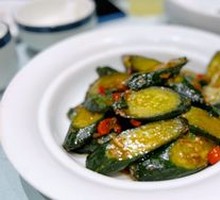 Pan-fried Cucumber with Perilla