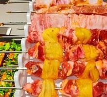 Pineapple Steak Skewers