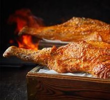 Roasted Lamb Leg from Tan Sheep