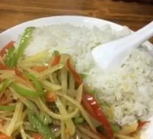 Shredded Potato Rice Bowl